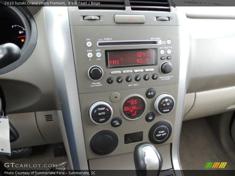 Black Pearl / Beige 2010 Suzuki Grand Vitara Premium