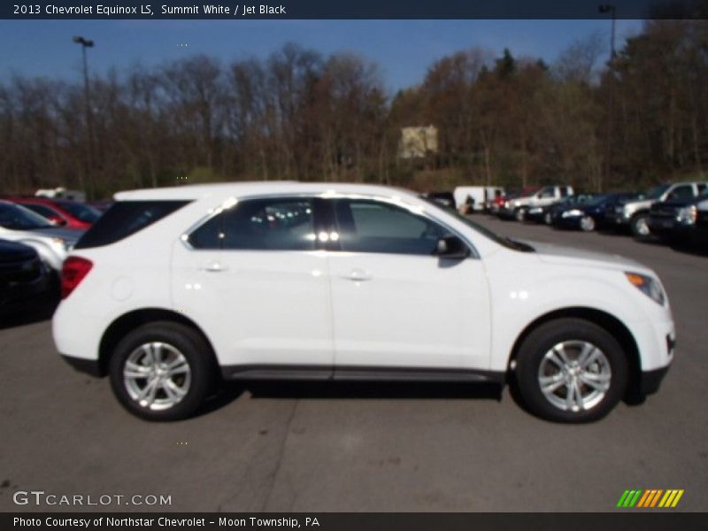 Summit White / Jet Black 2013 Chevrolet Equinox LS