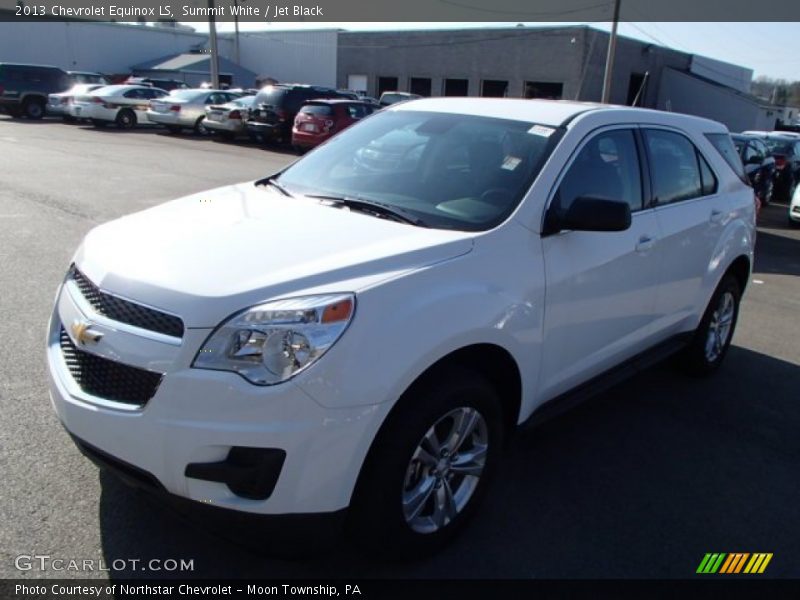 Summit White / Jet Black 2013 Chevrolet Equinox LS