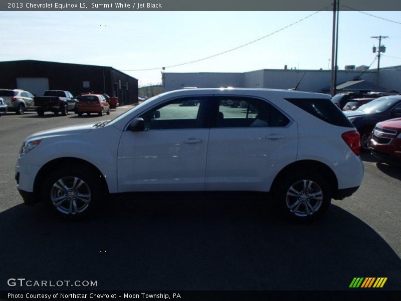 Summit White / Jet Black 2013 Chevrolet Equinox LS