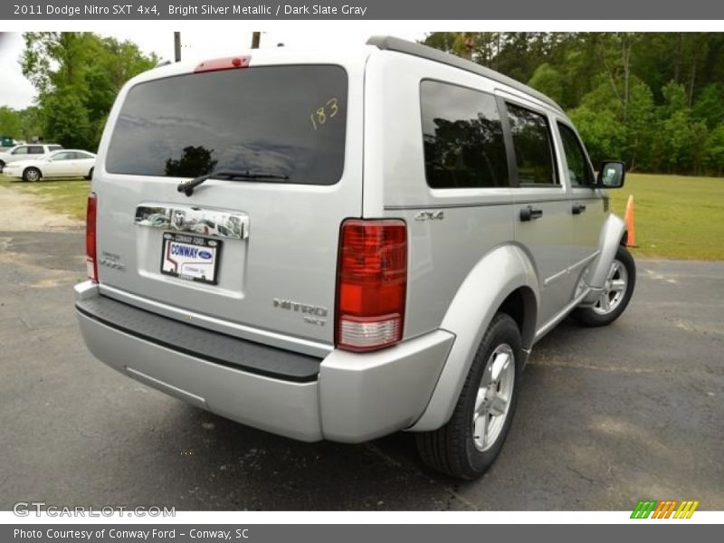 Bright Silver Metallic / Dark Slate Gray 2011 Dodge Nitro SXT 4x4