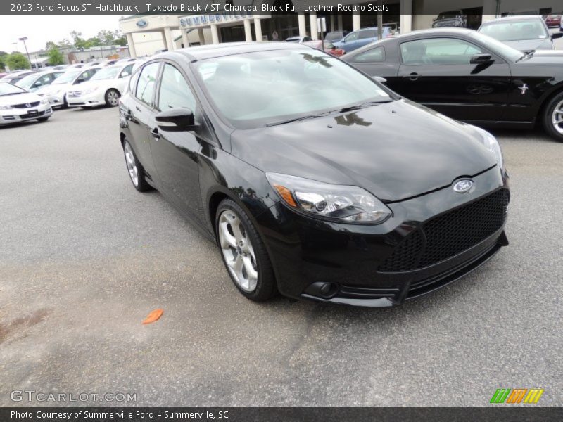 Tuxedo Black / ST Charcoal Black Full-Leather Recaro Seats 2013 Ford Focus ST Hatchback