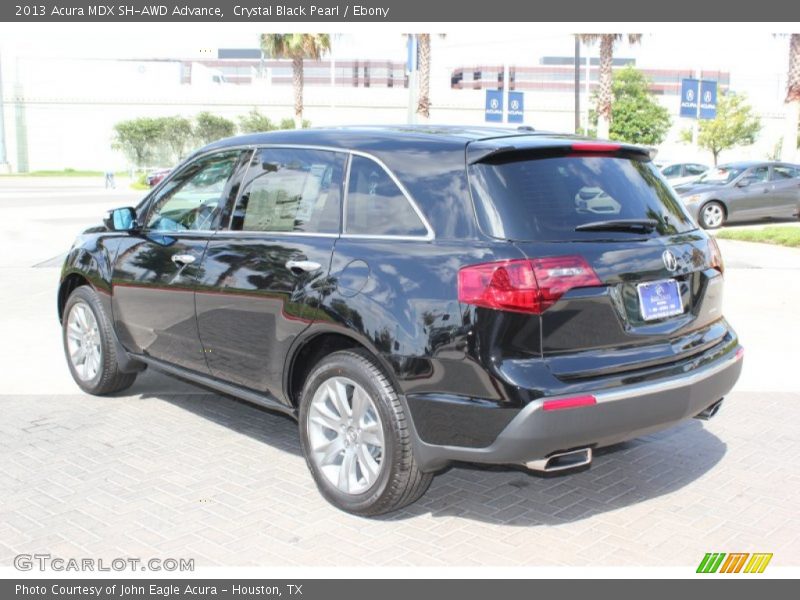 Crystal Black Pearl / Ebony 2013 Acura MDX SH-AWD Advance