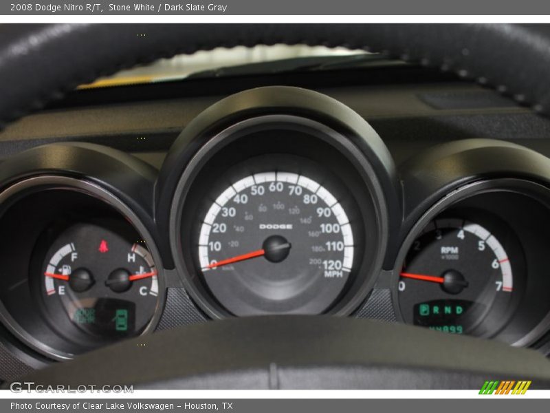 Stone White / Dark Slate Gray 2008 Dodge Nitro R/T