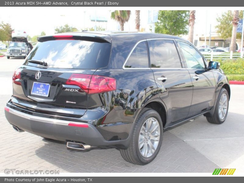 Crystal Black Pearl / Ebony 2013 Acura MDX SH-AWD Advance