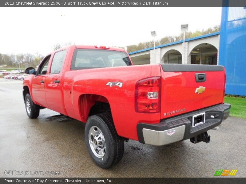 Victory Red / Dark Titanium 2013 Chevrolet Silverado 2500HD Work Truck Crew Cab 4x4
