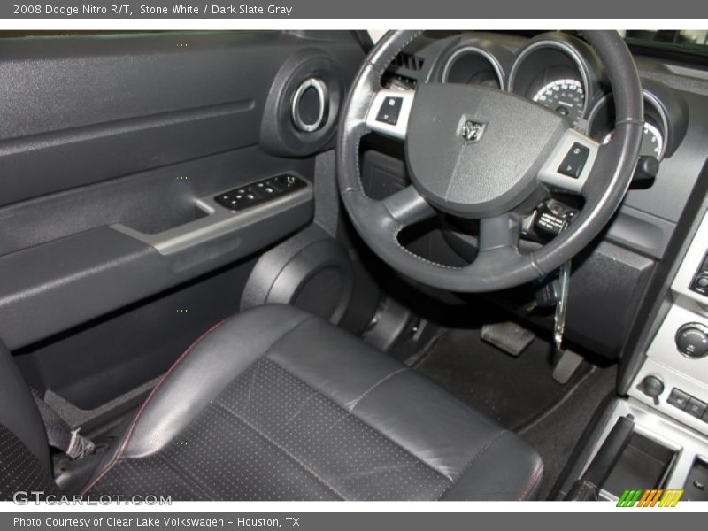 Stone White / Dark Slate Gray 2008 Dodge Nitro R/T