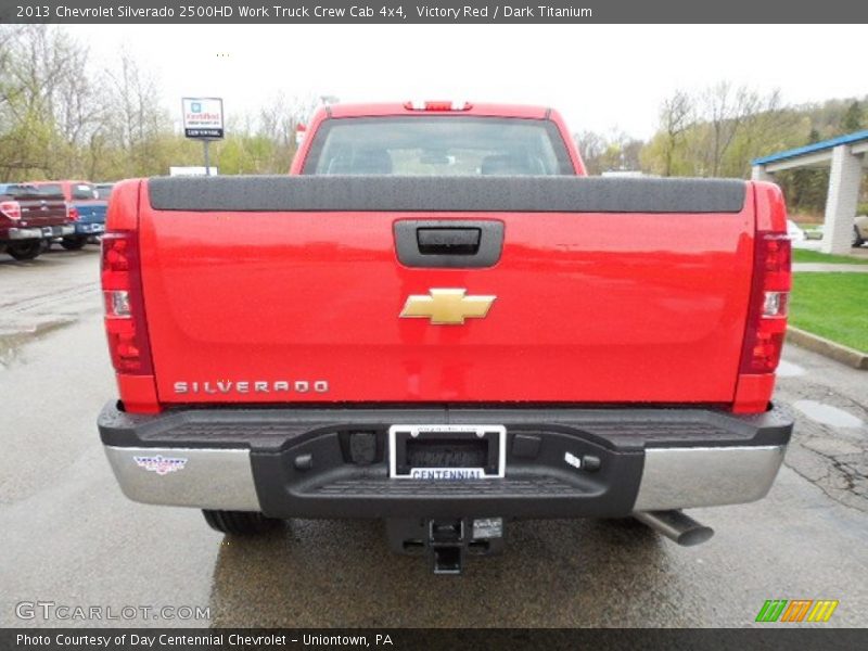 Victory Red / Dark Titanium 2013 Chevrolet Silverado 2500HD Work Truck Crew Cab 4x4