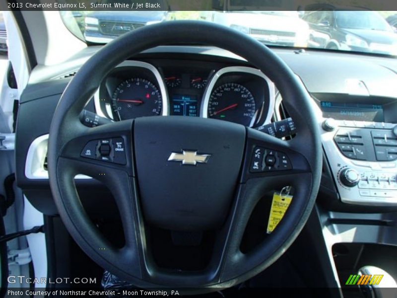 Summit White / Jet Black 2013 Chevrolet Equinox LS
