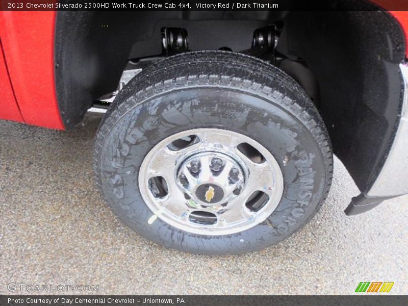 Victory Red / Dark Titanium 2013 Chevrolet Silverado 2500HD Work Truck Crew Cab 4x4