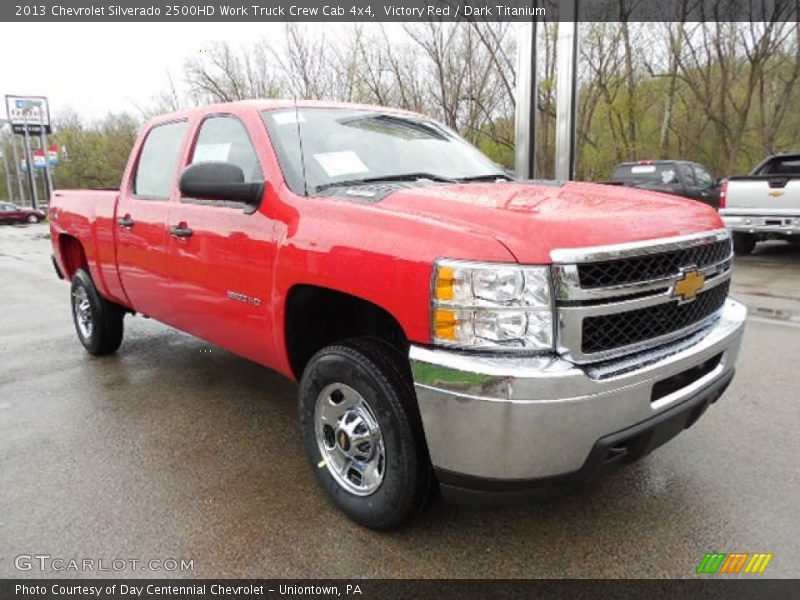 Front 3/4 View of 2013 Silverado 2500HD Work Truck Crew Cab 4x4