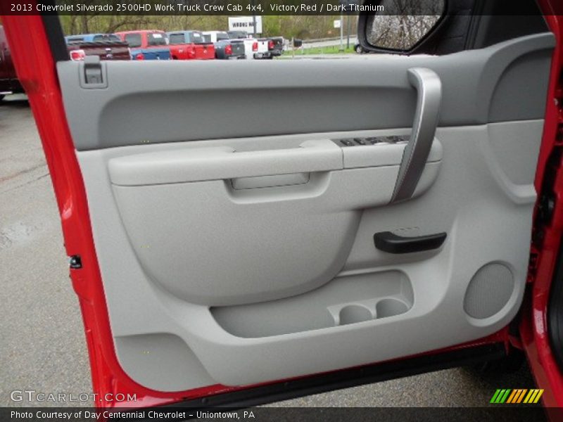 Victory Red / Dark Titanium 2013 Chevrolet Silverado 2500HD Work Truck Crew Cab 4x4