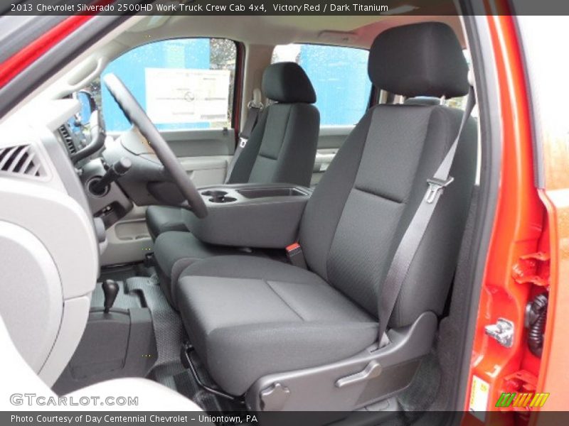 Victory Red / Dark Titanium 2013 Chevrolet Silverado 2500HD Work Truck Crew Cab 4x4