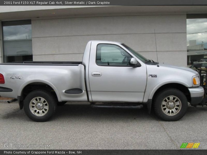Silver Metallic / Dark Graphite 2001 Ford F150 XLT Regular Cab 4x4