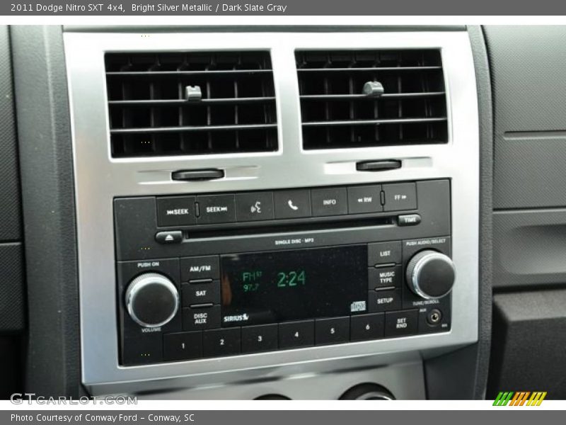 Bright Silver Metallic / Dark Slate Gray 2011 Dodge Nitro SXT 4x4