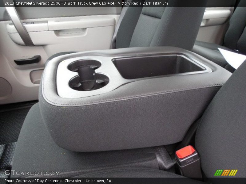 Victory Red / Dark Titanium 2013 Chevrolet Silverado 2500HD Work Truck Crew Cab 4x4