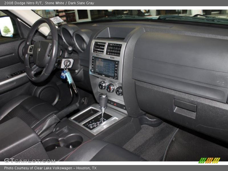 Stone White / Dark Slate Gray 2008 Dodge Nitro R/T