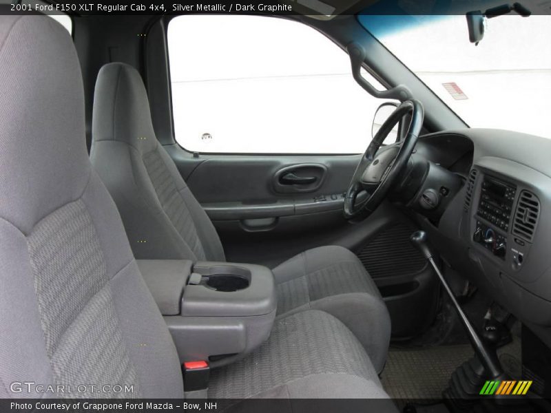 Silver Metallic / Dark Graphite 2001 Ford F150 XLT Regular Cab 4x4