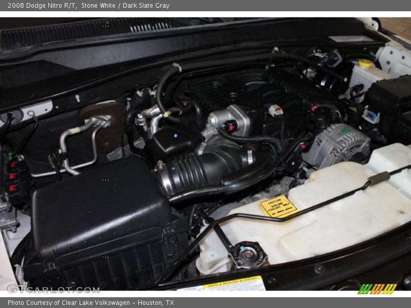 Stone White / Dark Slate Gray 2008 Dodge Nitro R/T