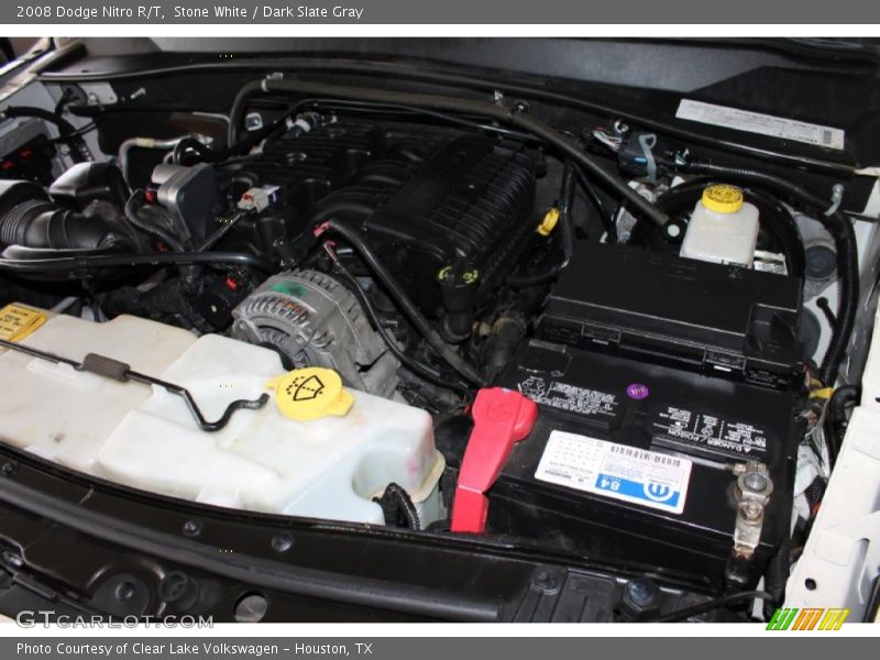Stone White / Dark Slate Gray 2008 Dodge Nitro R/T