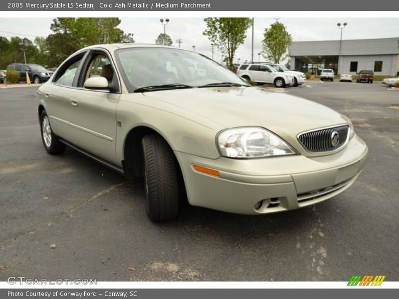 Gold Ash Metallic / Medium Parchment 2005 Mercury Sable LS Sedan