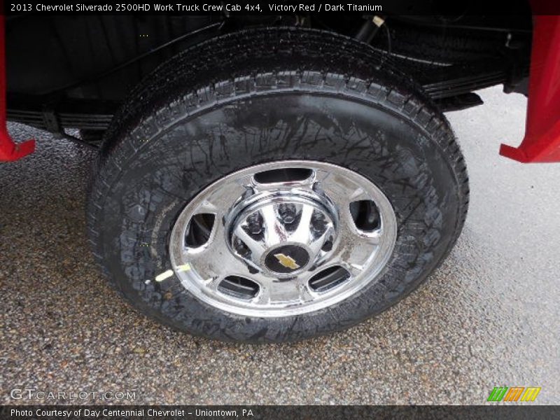 Victory Red / Dark Titanium 2013 Chevrolet Silverado 2500HD Work Truck Crew Cab 4x4