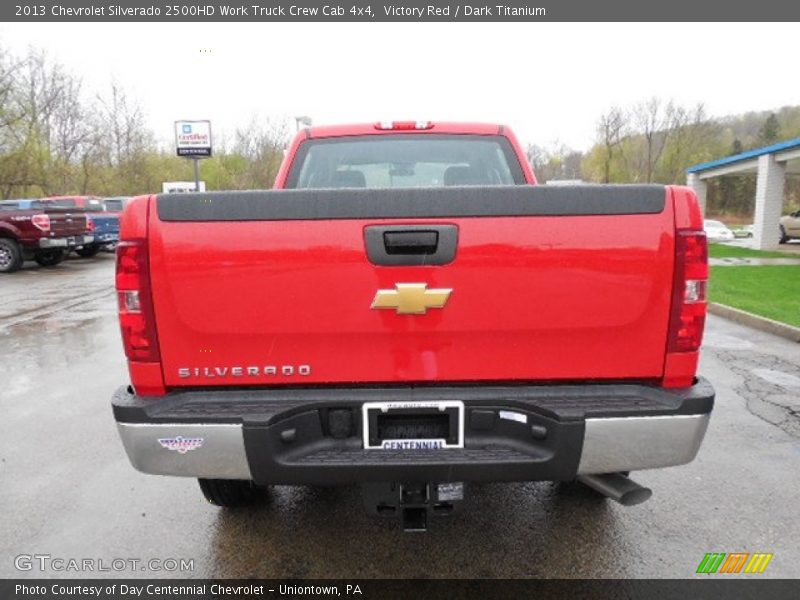 Victory Red / Dark Titanium 2013 Chevrolet Silverado 2500HD Work Truck Crew Cab 4x4