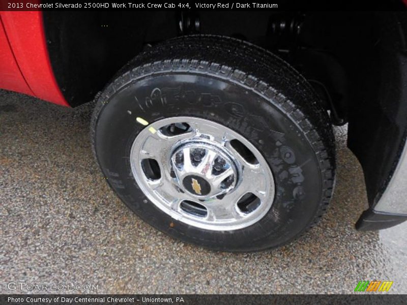 Victory Red / Dark Titanium 2013 Chevrolet Silverado 2500HD Work Truck Crew Cab 4x4