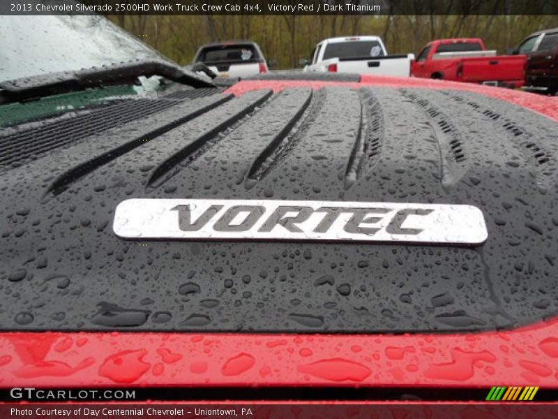 Victory Red / Dark Titanium 2013 Chevrolet Silverado 2500HD Work Truck Crew Cab 4x4