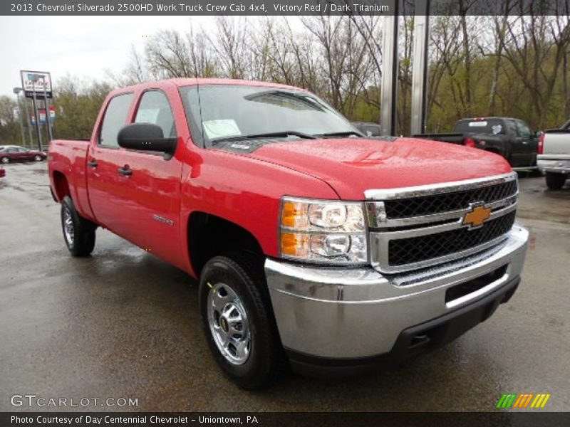 Front 3/4 View of 2013 Silverado 2500HD Work Truck Crew Cab 4x4