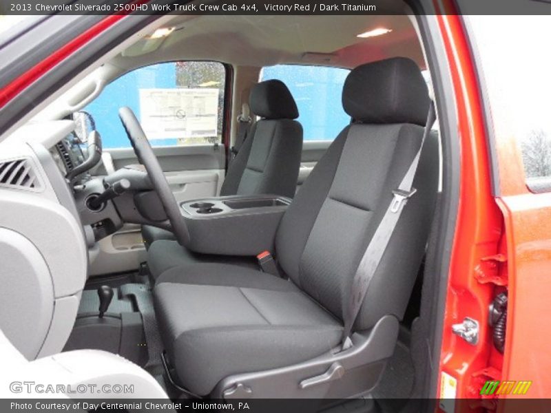 Victory Red / Dark Titanium 2013 Chevrolet Silverado 2500HD Work Truck Crew Cab 4x4
