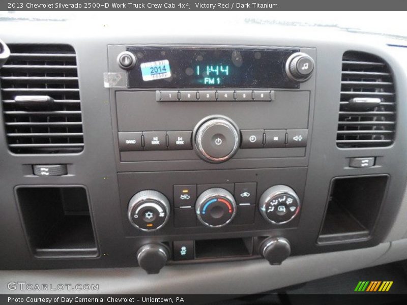 Victory Red / Dark Titanium 2013 Chevrolet Silverado 2500HD Work Truck Crew Cab 4x4