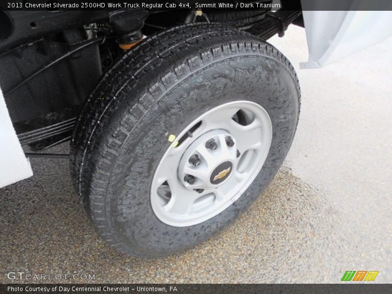Summit White / Dark Titanium 2013 Chevrolet Silverado 2500HD Work Truck Regular Cab 4x4
