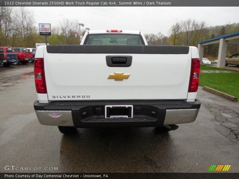 Summit White / Dark Titanium 2013 Chevrolet Silverado 2500HD Work Truck Regular Cab 4x4