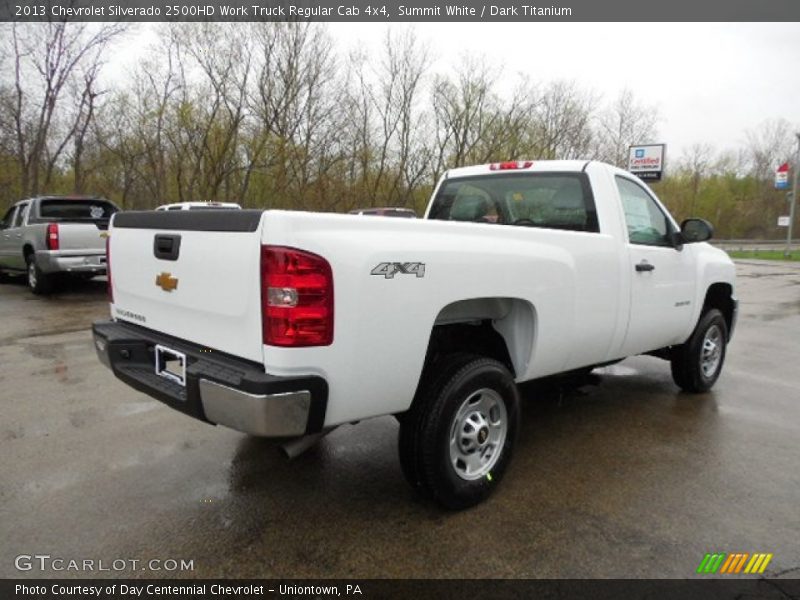 Summit White / Dark Titanium 2013 Chevrolet Silverado 2500HD Work Truck Regular Cab 4x4