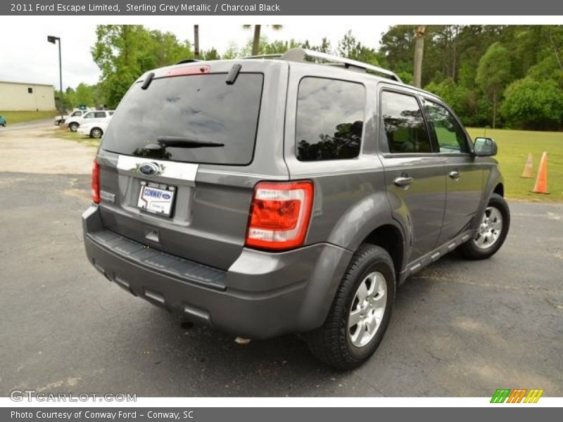 Sterling Grey Metallic / Charcoal Black 2011 Ford Escape Limited
