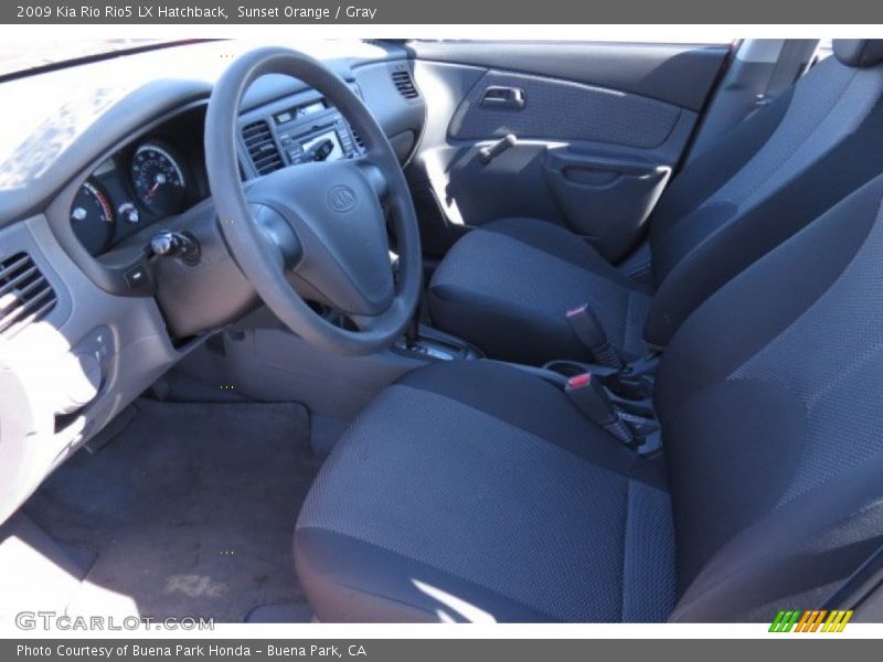 Sunset Orange / Gray 2009 Kia Rio Rio5 LX Hatchback