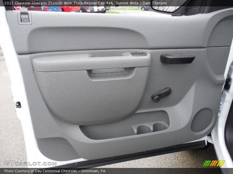 Summit White / Dark Titanium 2013 Chevrolet Silverado 2500HD Work Truck Regular Cab 4x4