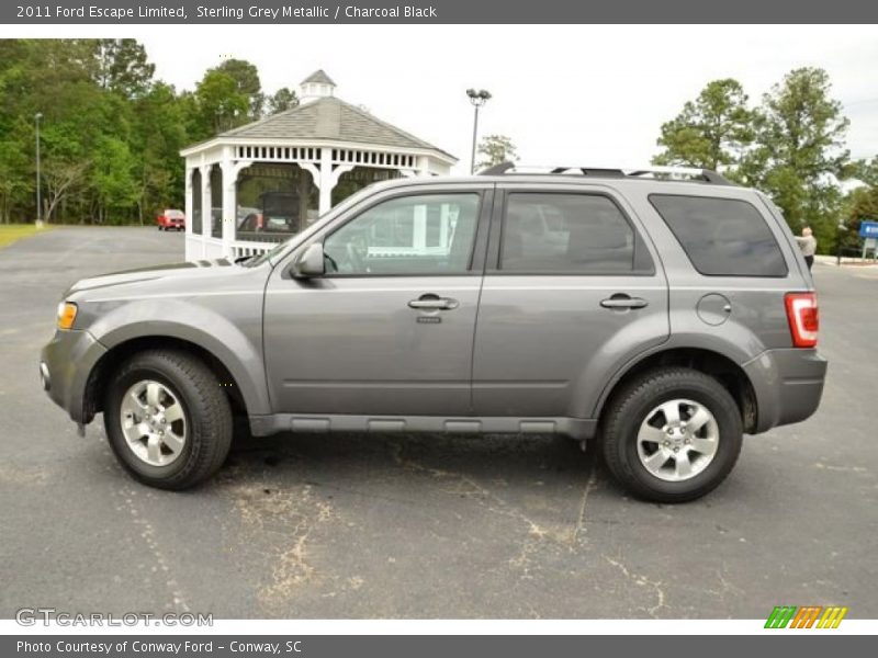 Sterling Grey Metallic / Charcoal Black 2011 Ford Escape Limited