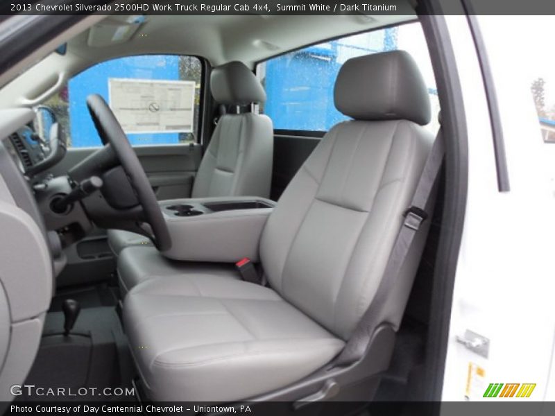 Summit White / Dark Titanium 2013 Chevrolet Silverado 2500HD Work Truck Regular Cab 4x4