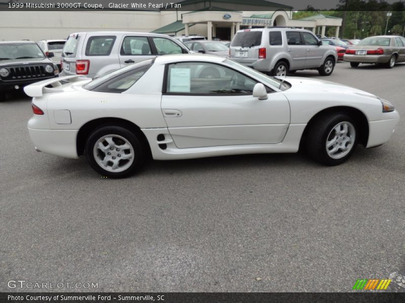 Glacier White Pearl / Tan 1999 Mitsubishi 3000GT Coupe