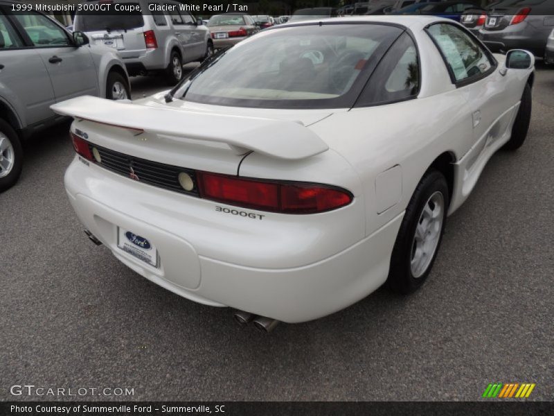 Glacier White Pearl / Tan 1999 Mitsubishi 3000GT Coupe