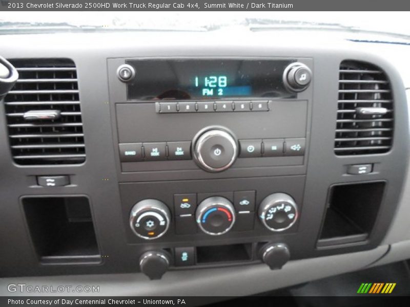 Summit White / Dark Titanium 2013 Chevrolet Silverado 2500HD Work Truck Regular Cab 4x4