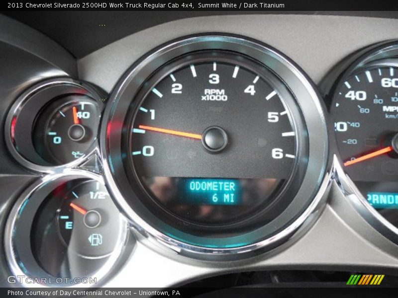 Summit White / Dark Titanium 2013 Chevrolet Silverado 2500HD Work Truck Regular Cab 4x4