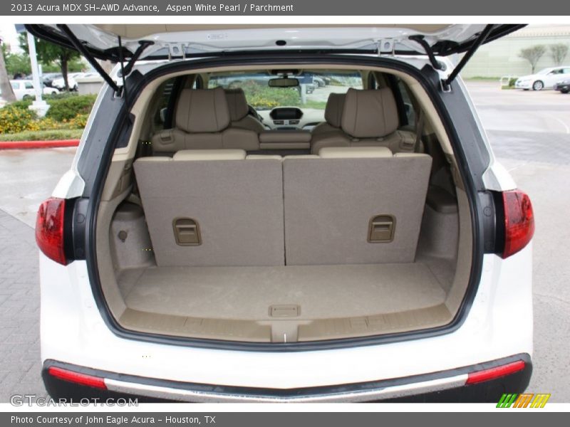 Aspen White Pearl / Parchment 2013 Acura MDX SH-AWD Advance