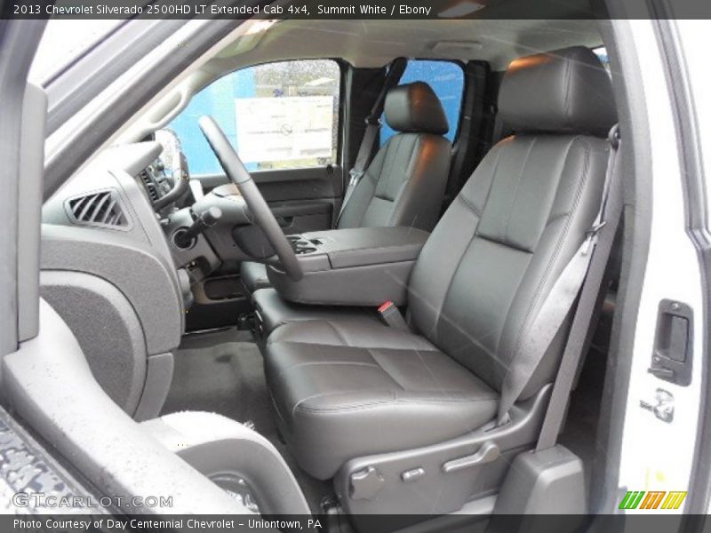 Summit White / Ebony 2013 Chevrolet Silverado 2500HD LT Extended Cab 4x4