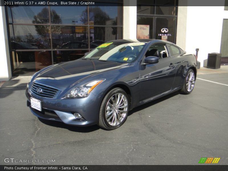 Blue Slate / Graphite 2011 Infiniti G 37 x AWD Coupe
