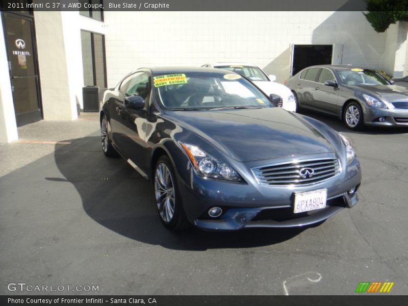 Blue Slate / Graphite 2011 Infiniti G 37 x AWD Coupe