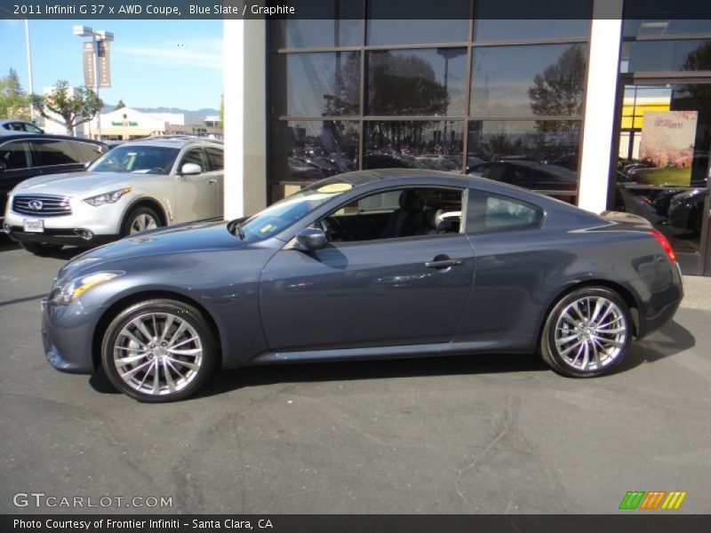 Blue Slate / Graphite 2011 Infiniti G 37 x AWD Coupe