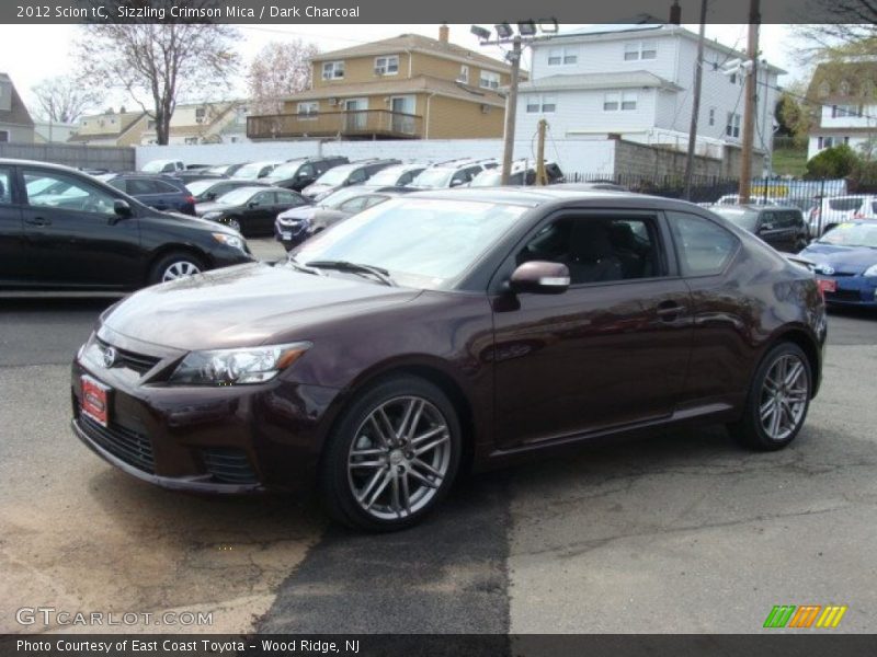 Sizzling Crimson Mica / Dark Charcoal 2012 Scion tC